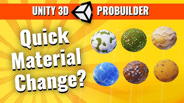 Unity 3d - ProBuilder Series - The "Material Editor" with quick keys to add materials fast
