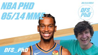 NBA PhD 05/14 MME on DraftKings with DFS_PhD (Presented by PredictionStrike)