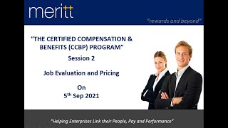 Session 2: Job Evaluation and Pricing (Part B) on 5th September 2021