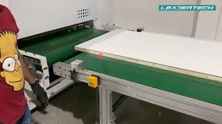 How to produce laminating flush doors | PUR laminating door production line in UAE