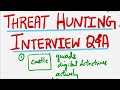 Threat hunting interview questions and answers  cybersecurity interview  threat hunting