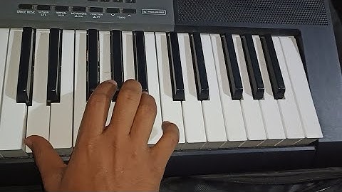 Nelluri nerajaana song on piano (casio keyboard)