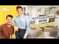 Crumbling 1920s Colonial Home Given Rejuvenating Renovation |The Nate &amp; Jeremiah Home Project | HGTV