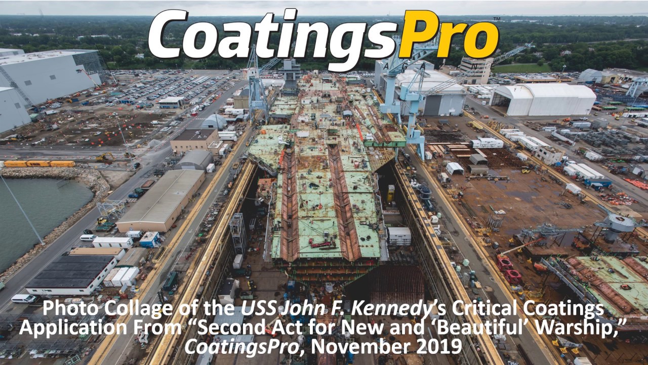 Photo Collage of the USS John F. Kennedy’s Critical Coatings