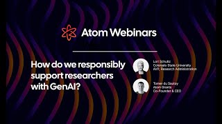 How do we responsibly support researchers with GenAI?