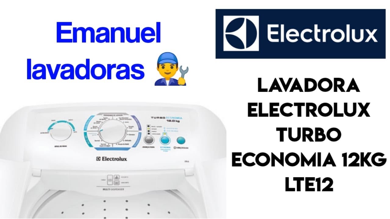 Lavadora Electrolux turbo economia 12kg (LTE12) “primeira versão 2009” 🫶🏽