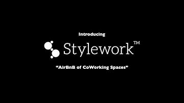 Introducing Stylework " Airbnb of Coworking Spaces"  2 minutes Pitch Video | Stylework
