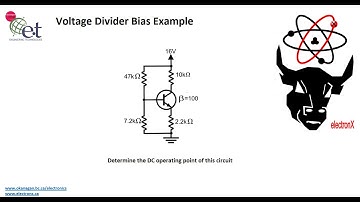 BJT Voltage Divider Bias Example