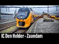 Train Cab Ride NL / Den Helder - Alkmaar - Zaandam / VIRM Intercity / Dec 2020 + Jan 2021