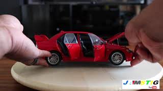 Super A 1:18 Mitsubishi Lancer Evo 9 Rally Red JamStig