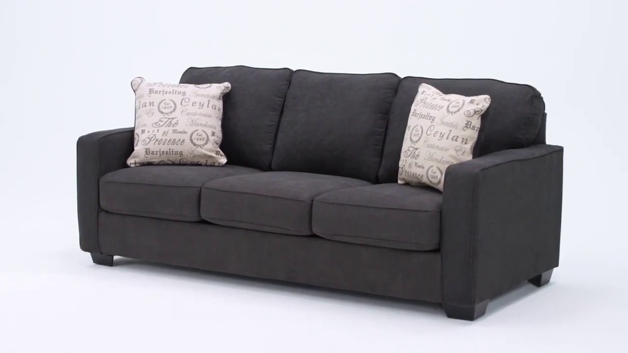 Ashley Furniture Homestore India Alenya Charcoal Queen Sofa Sleeper