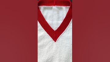 How to Knit Centre V-Neck Ribbing