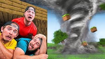 I Survived a Tornado in Minecraft