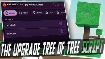 The Upgrade Tree of tree script – (Auto Click, Fast Gains)