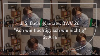 J.S.Bach: Cantata, BWV26, “Ach wie flüchtig, ach wie nichtig” 2.Aria
