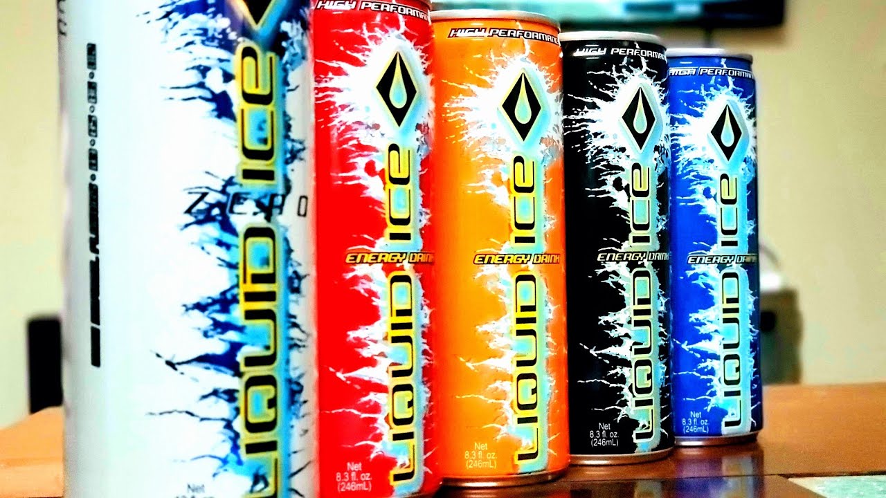 Liquid Ice Energy Drink Review (5 Flavors) YouTube