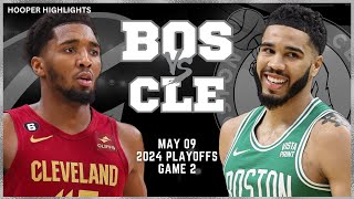 Boston Celtics vs Cleveland Cavaliers Full Game 2 Highlights | May 9 | 2024 NBA Playoffs screenshot 5