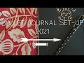 Bullet Journal Set-up 2021 // Ft. Papershire, Simple Gilded & Mildliners #bulletjournal #2021