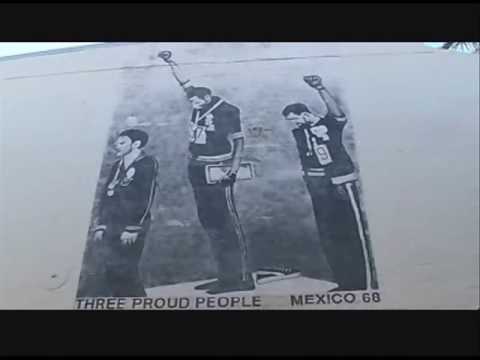 THREE PROUD PEOPLE (Mural project) Tommy Smith, Peter Norman, John Carlos.