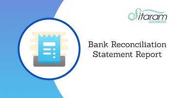 Bank Reconciliation Statement Report Odoo App