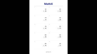 Free Intermediate Math Worksheet #25 | Addition & Subtraction Practice
