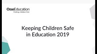 Keeping Children Safe in Education 2019. What are the changes?