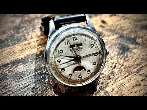 Hand Polishing Silver Back Onto A Vintage 1940s Pierce Watch - Pure Technique