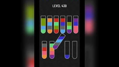 Water sort puzzle level 430