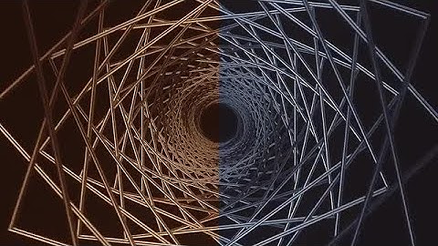 Latticed Spiral Tunnel  Stock Motion Graphics
