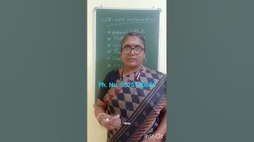 CSIR NET-MATHEMATICS-IN TAMIL-ONLINE CLASSES- PREVIOUS YEARS PROBLEMS-STUDY MATERIAL #csirnetmaths