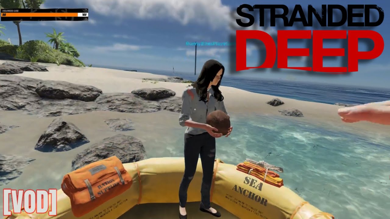 We Tried Surviving Together in Stranded Deep… It Went Terribly Wrong 😂 | Co-Op VOD