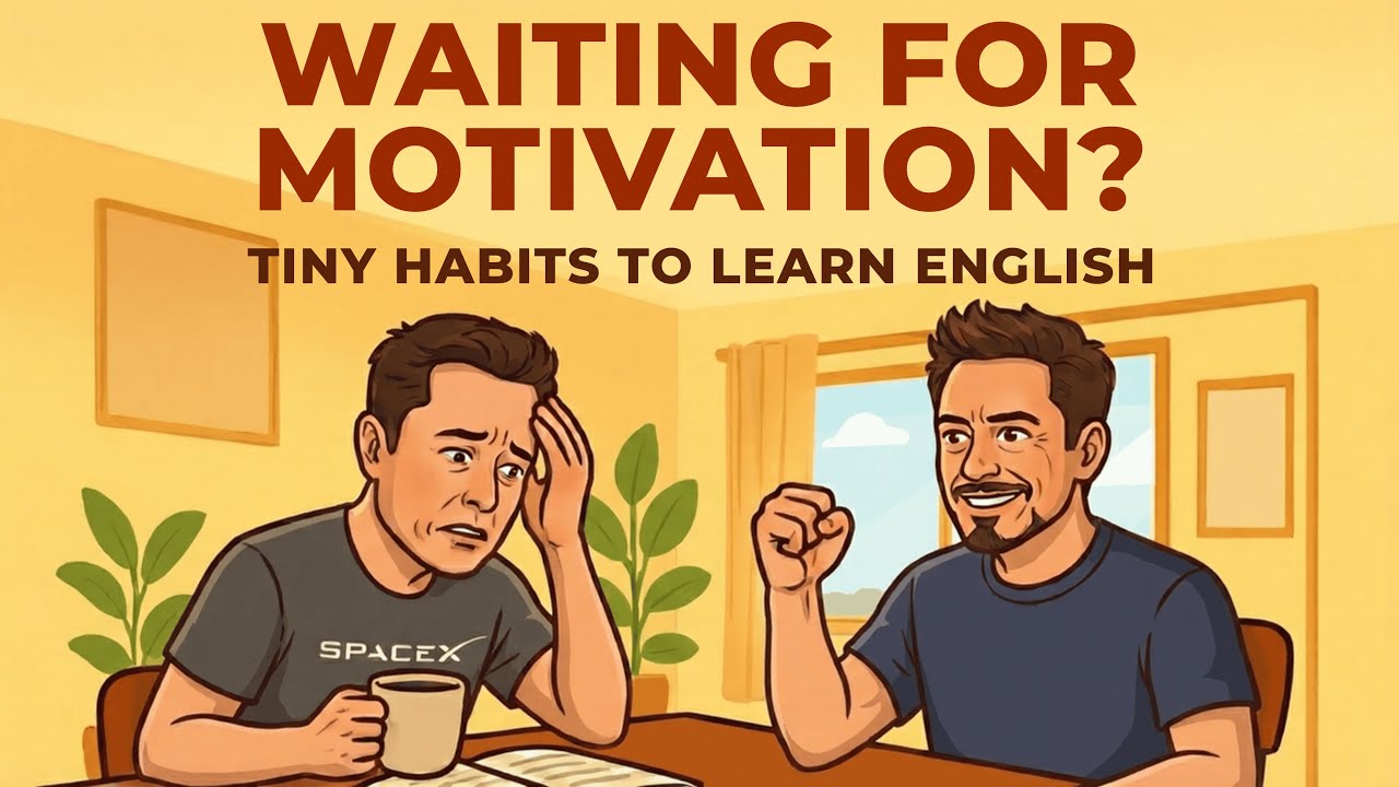 Stop Waiting for Motivation | The "Tiny Habit" Rule | English Podcast