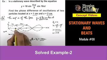 Class 11 Physics | Stationary Waves And Beats | #8 Solved Example-2 on Superposition of Waves