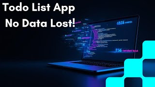 JavaScript Todo List App | HTML CSS JavaScript Project for Beginners