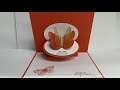 Butterfly Bijou Pop & Flip Card