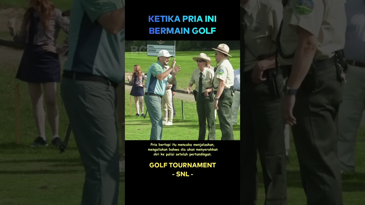 Ketika pria ini bermain golf