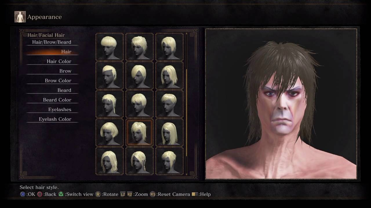 Jareth From Labyrinth  (David Bowie) Dark souls 3 character creation