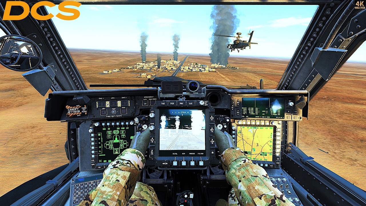 AH-64D Apache | Battle Against ISIS in Syria | War in Syria | DCS