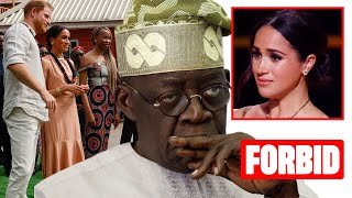DON'T YOU DARE COME BACK! President Tinubu BANS Meghan From Nigeria Over Rude Behaviour by Royal Scoop 3,944 views 2 days ago 3 minutes, 17 seconds