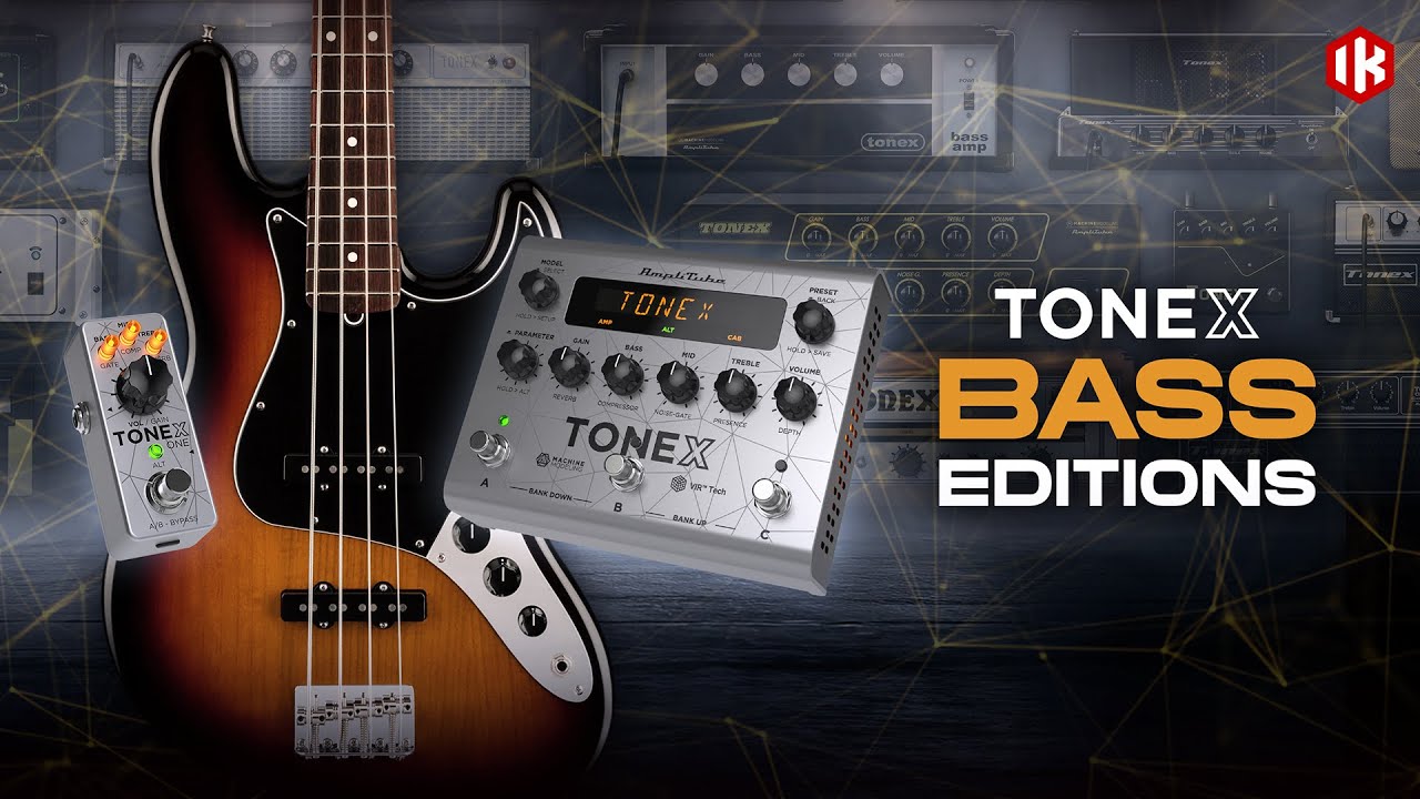 New TONEX Bass Editions - sought-after bass rigs and customized versions of TONEX pedals