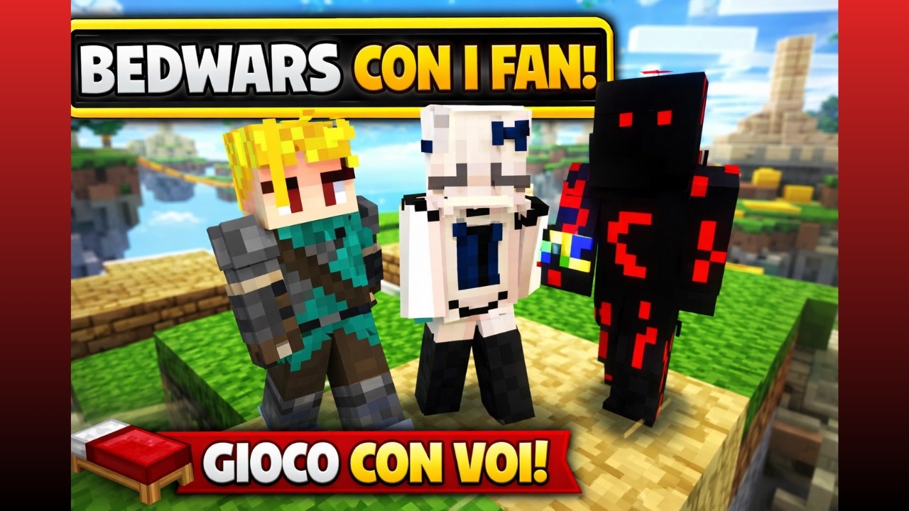 Gioco con i Fan nelle Bedwars!