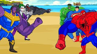 Rescue SUPERHEROES SPIDERMAN Family VS Joker : Returning from the Dead SECRET | Funny Animation