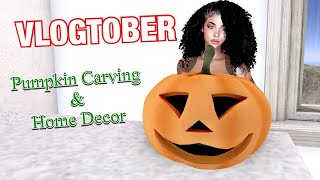 Pumpkin Carving | VLOGTOBER Day 5 | Second Life RP Profile