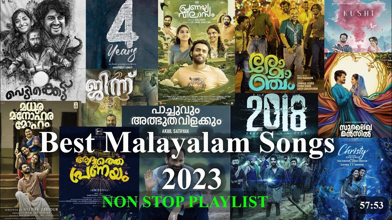Latest Malayalam Songs 2023 till June|top15|Best Non-Stop Audio Playlist