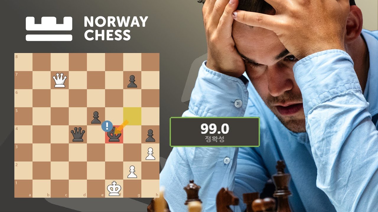 패배 후 정확도 99.0로 돌아온 칼슨!