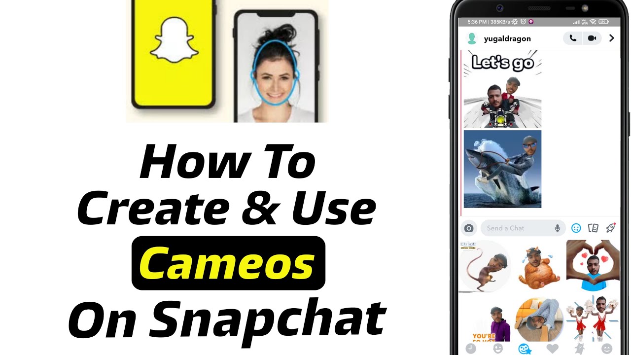 Wie Kann Man Cameos Auf Snapchat Löschen How to Create and Use Cameos on Snapchat | Snapchat pe cameo kaise