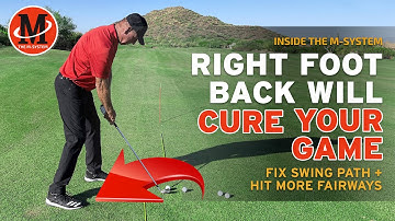 Drop Your Right Foot Back – Fix Swing Path & Hit More Fairways
