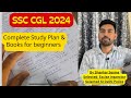 Ssc cgl 2024  master study plan for beginners  booklist 