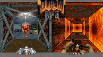 █ DOOM RPG – improved version (PC Port) █ Full walkthrough of the Doom RPG version from the trailer