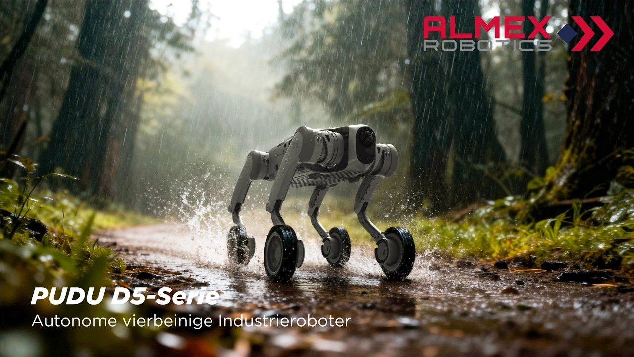 PUDU D5-Serie: Vierbeinige Industrieroboter für Einsätze in komplexen Umgebungen